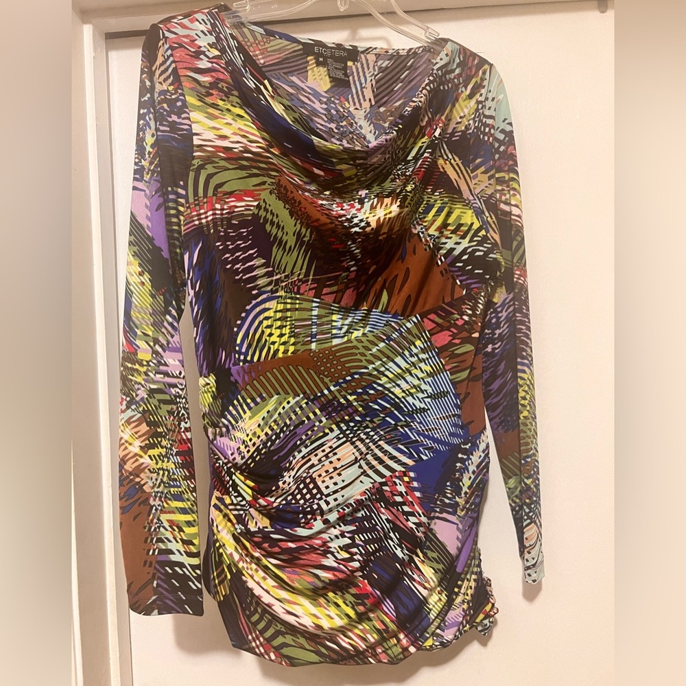 Women’s long sleeve blouse.
